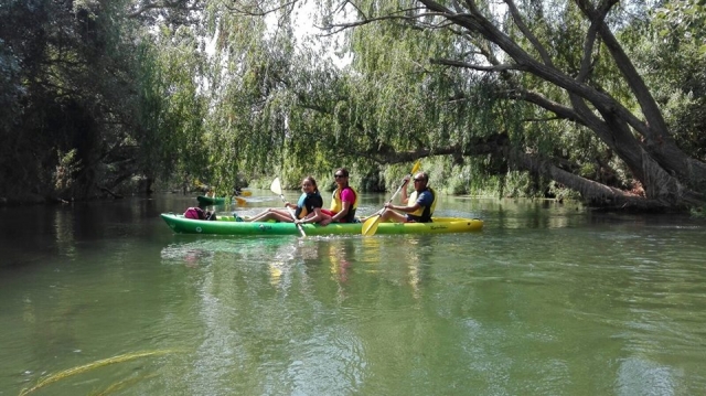 Kajakroute mit der Familie 