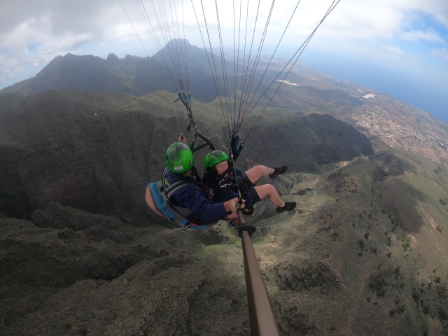  In parapendio biposto