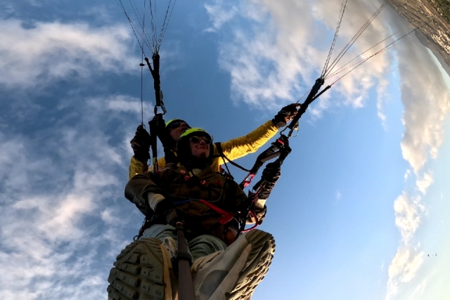 Acrobacias duerante el vuelo