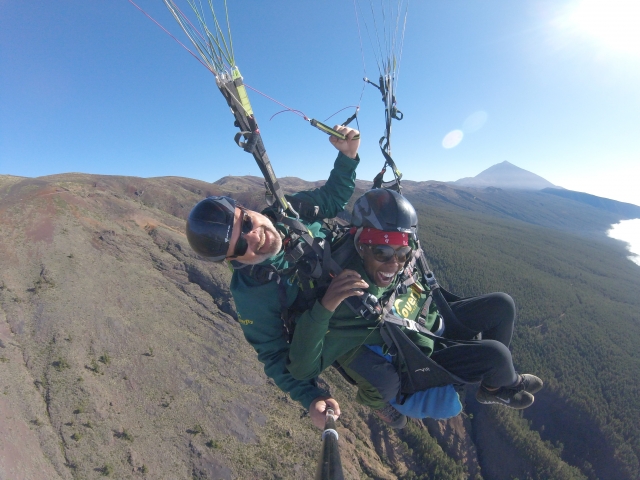  Teide-Gleitschirmflug 