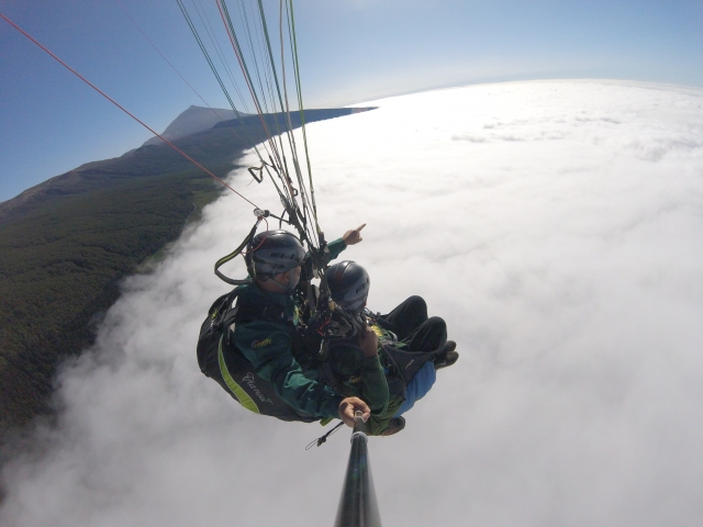  Überflug von Teneriffa 