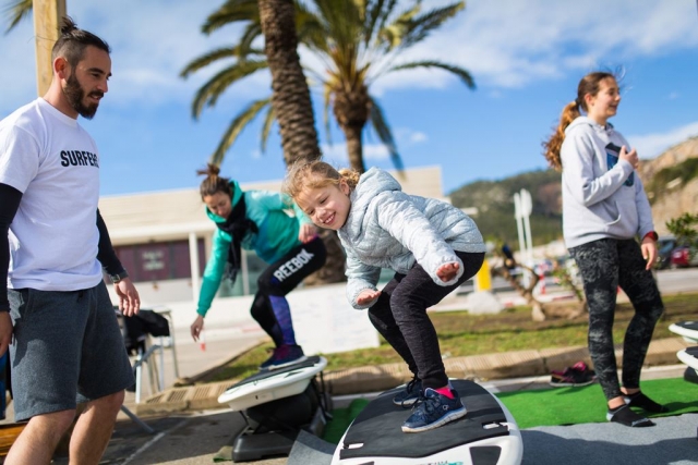  Surf class on land 