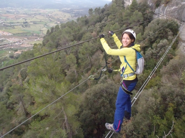 Faire de la via ferrata 