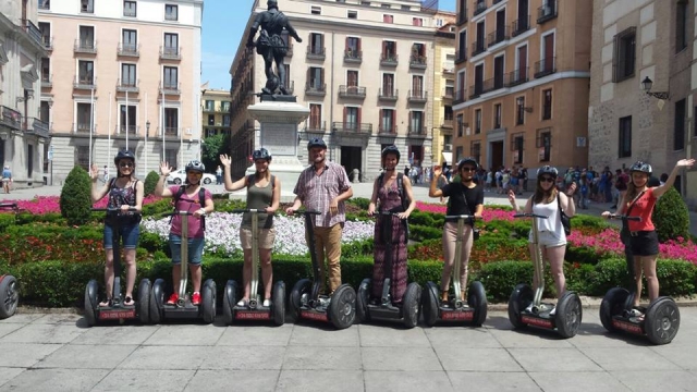 Segway sur la Plaza de la Villa 