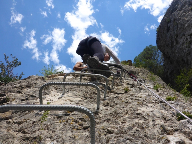  Aufstieg zum Klettersteig 