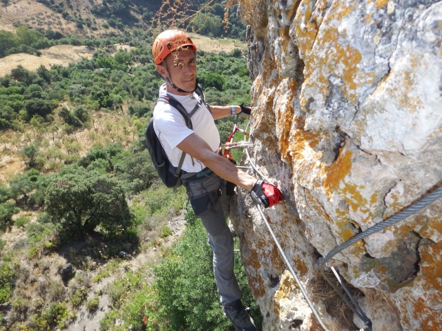 Klettersteig in Ronda 