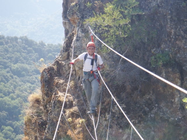  Klettersteig mit Hängebrücken 