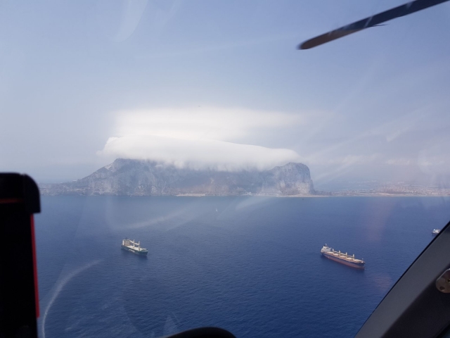 Volar en helicóptero en Gibraltar