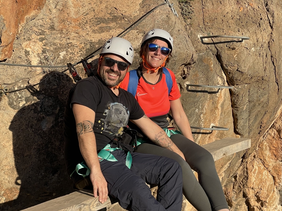 Disfrutando de una ferramarra en Valencia