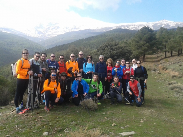 Grupo de senderistas