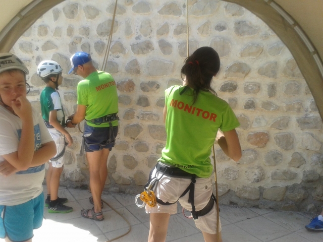 Sesion de escalada