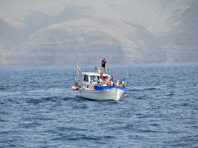 Paseo en barco en La Gomera