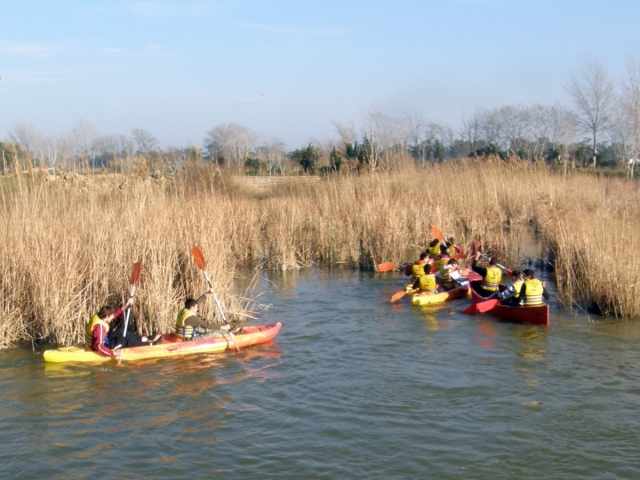  Barcos no Ebro 