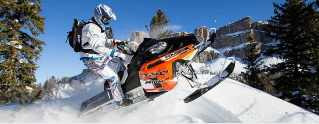  enjoying the snowmobiles 