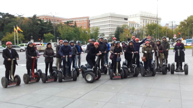 Madrid en segway