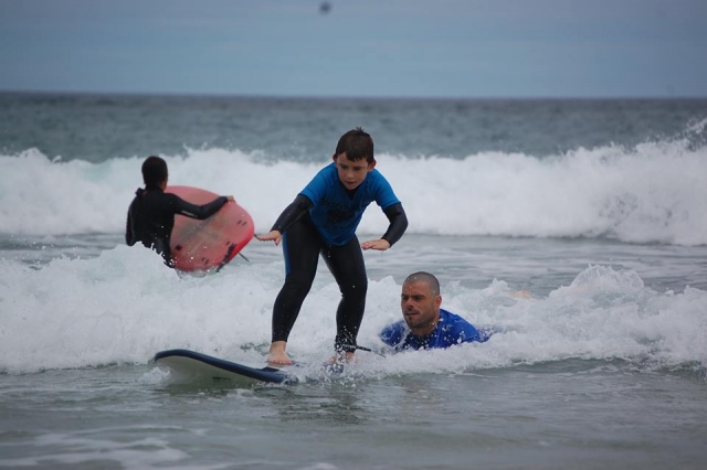  na aula de surf