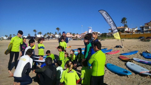Clase de surf