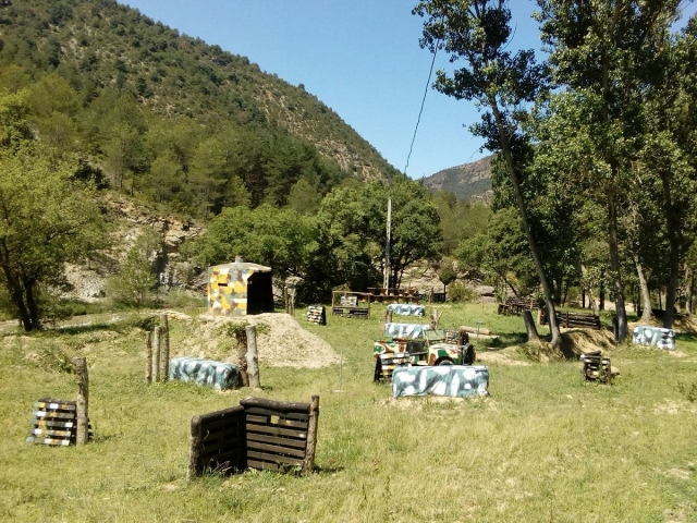Campo natural de paintball