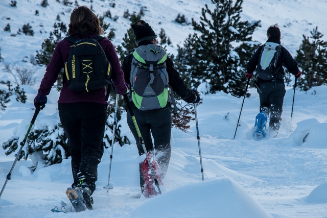 Paseo con raquetas por Sierra Nevada