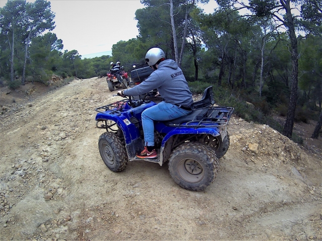  Piloting a quad in Mallorca 