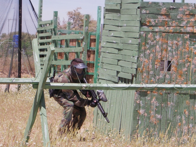  Cenário de emboscada para paintball em Utrera 