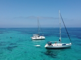 Ruta en velero Cala Saona y cuevas Formentera, 8h
