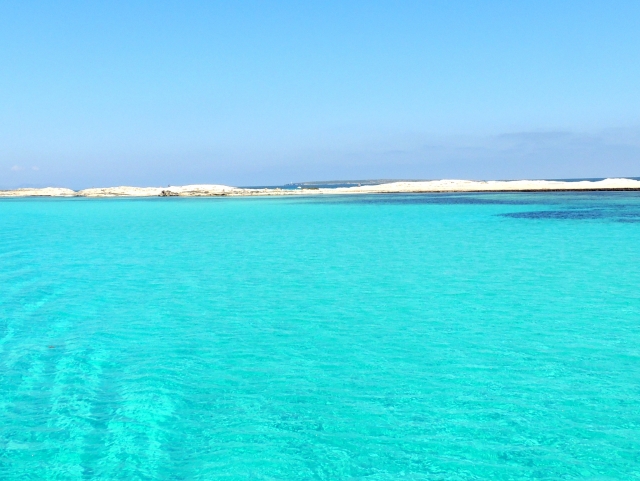 Ruta en barco por Formentera