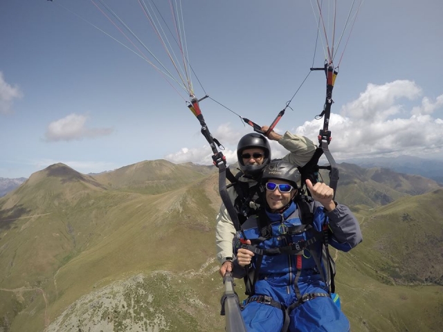  Flug mit professionellem Gleitschirmpiloten 