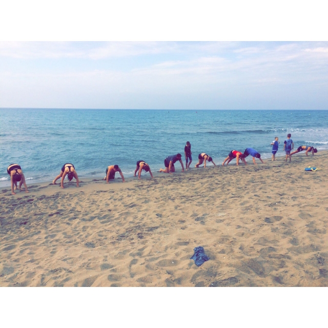  Entraînement sur la plage 
