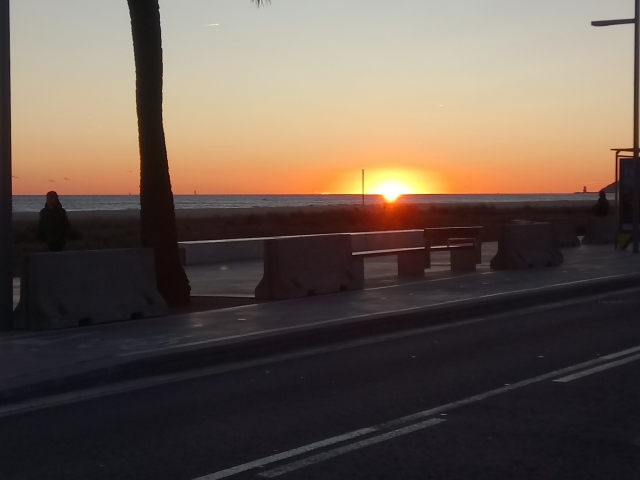 Segway al atardecer