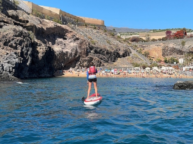 Paddelbrand in den Kales de Playa de San Juan, 1 Stunde
