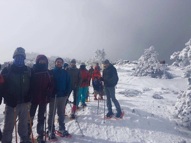 Iniciacion a las raquetas de nieve