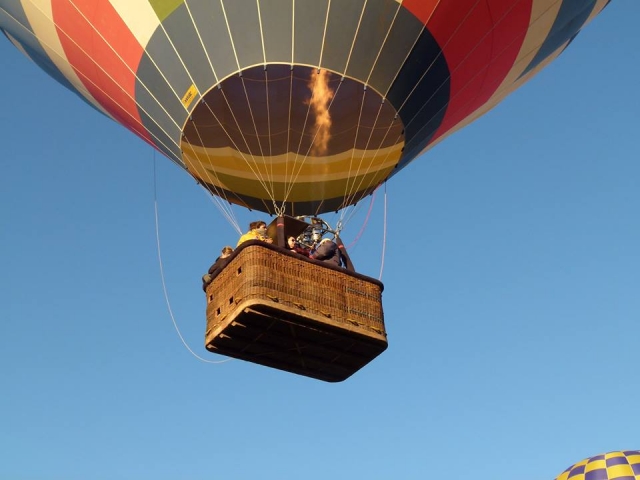 Ascesa con la mongolfiera 