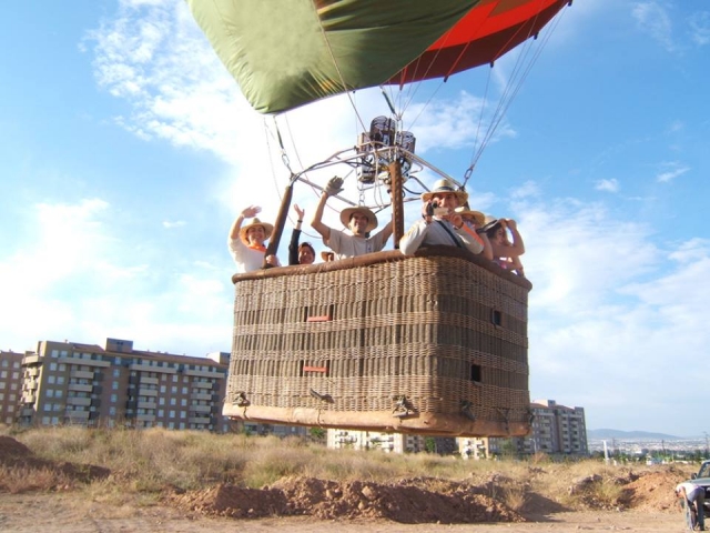  Decollo a bordo della mongolfiera 