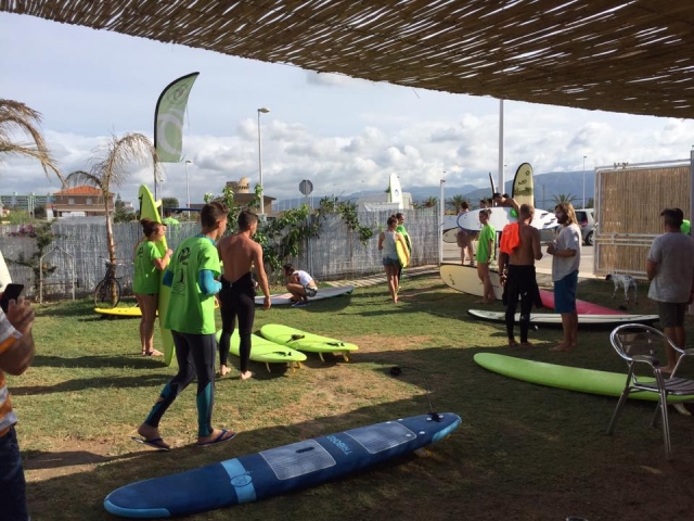  Picking up surf equipment in Valencia 