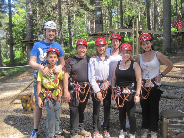  Visite familiale au circuit aventure Salamanque