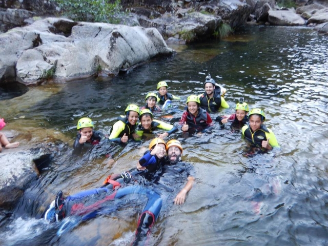  Groupe de canyonistes à El Verdugo 