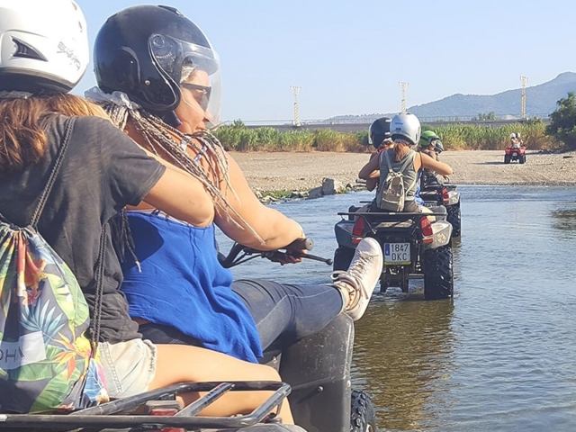 Paseo en quad por la costa del sol