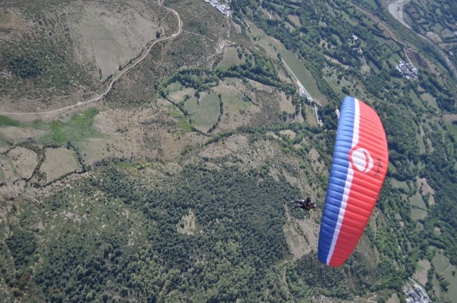 Parapenle visto desde arriba