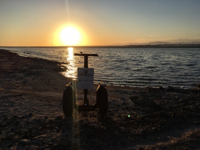  Segway au coucher du soleil 