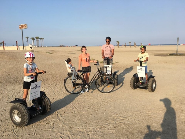  Segway sur la plage 
