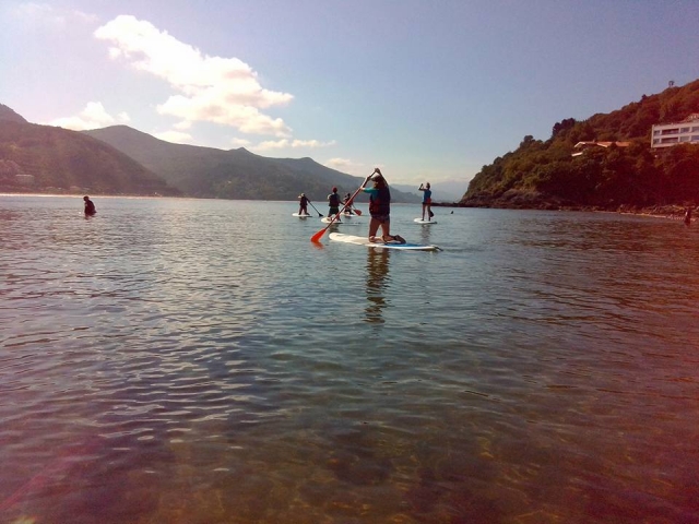  Descida de o estuário de Urdaibai em paddle surf 