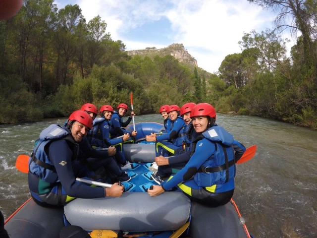  Rafting in Jaen for bachelor parties 