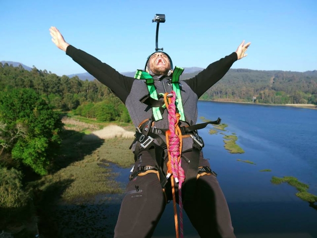  Saut à l'élastique arrière à Arbo