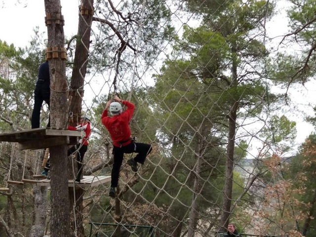 Parque multiaventura al aire libre 