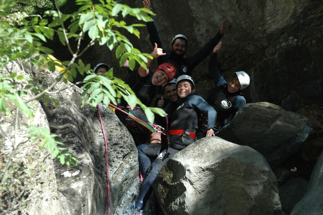 Canyoning écoliers 