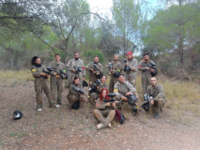  Paintball spielen in Barcelona für Junggesellenabschied