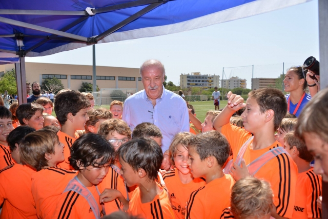  Visit of Vicente del Bosque 