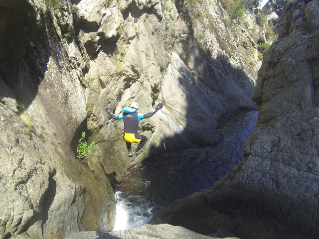  Jumping between rocks 