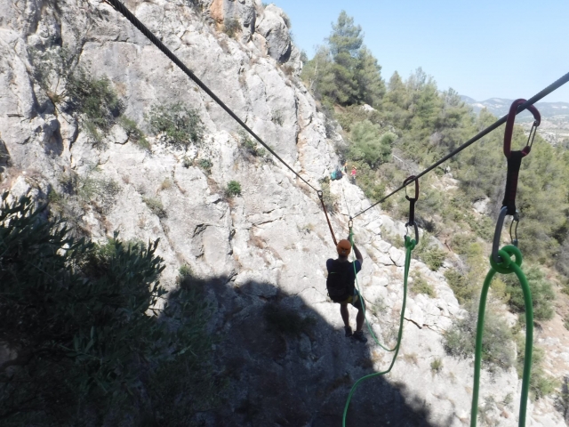  Descendre la tyrolienne 